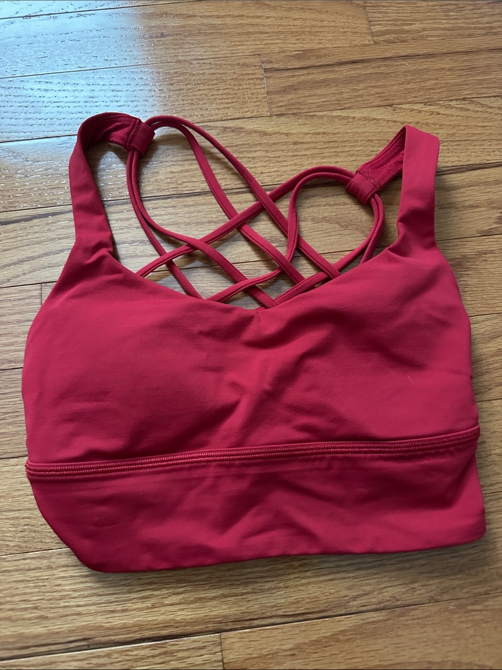 Red Lululemon Sports Bra